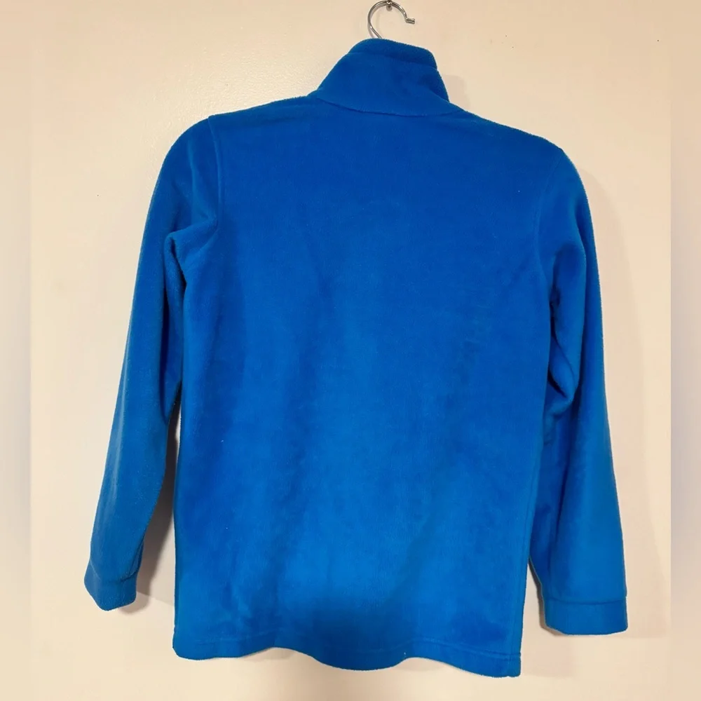 Columbia Blue Full Zip Fleece Jacket –Kids Size 10/12 (Medium) – Good Condition